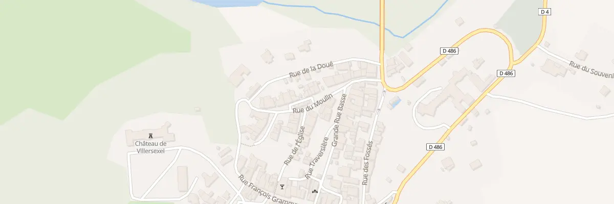 Plan du 109 Rue du Moulin à Villersexel