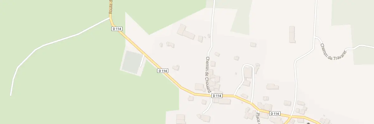 Plan du 5003 Che de Chouard à Uzelle