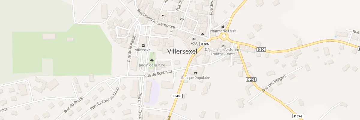 Plan du 97 Rue de Schönau à Villersexel