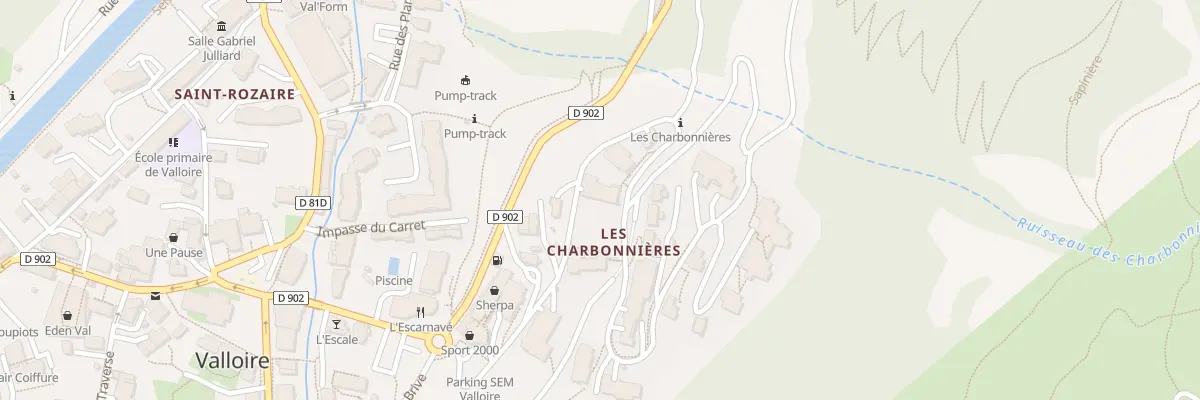 Plan du 5265D Res Les Valmonts de Valloire à Valloire
