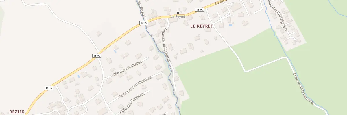 Plan du 117 Imp de la Gurnaz à Cervens