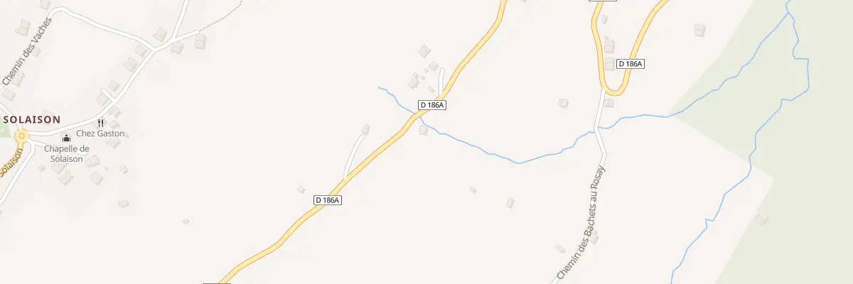 Plan du 5381 Les Bachets à Brizon