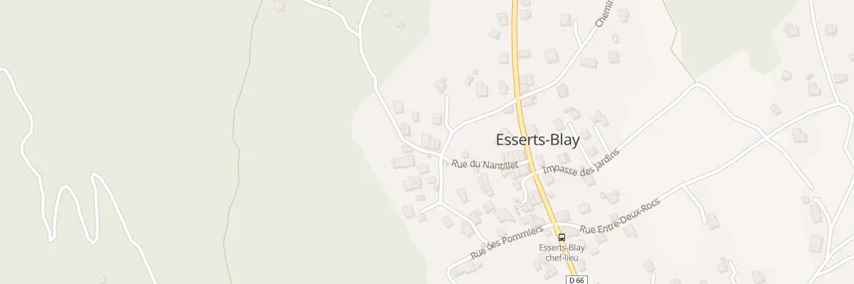 Plan du 5543F Le Planet à Esserts-Blay