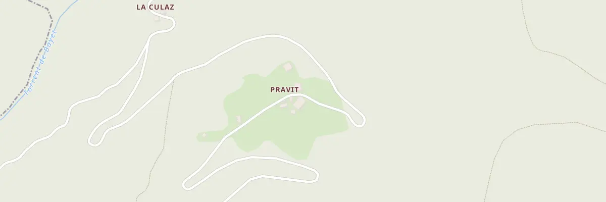 Plan du 5138B Pravit à Rognaix