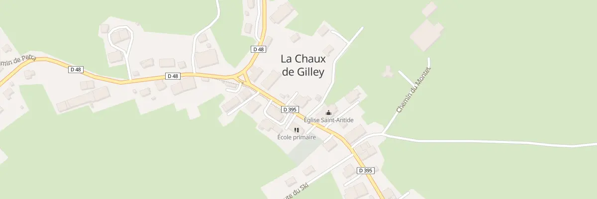 Plan du 5 Rue du Docteur Girard à La Chaux