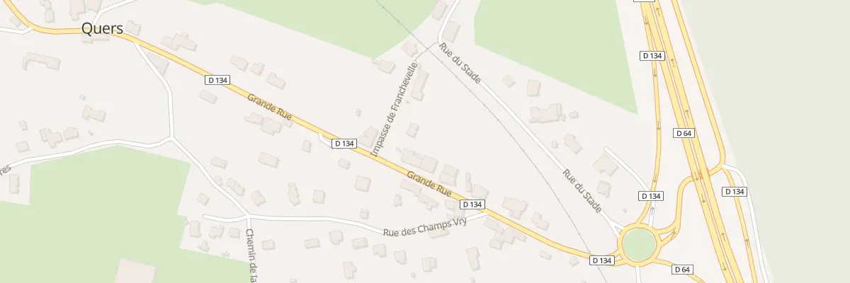 Plan du 4 Imp de Franchevelle à Quers