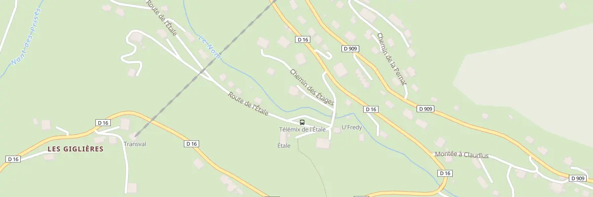 Plan du 2919 Rte de l’Etale à La Clusaz