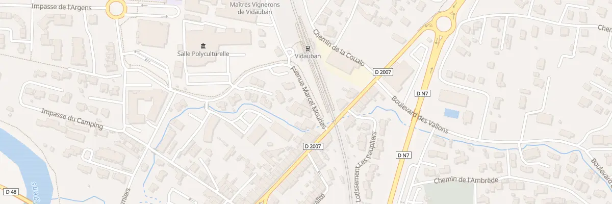 Plan du 3 Av Marcel Mouries à Vidauban