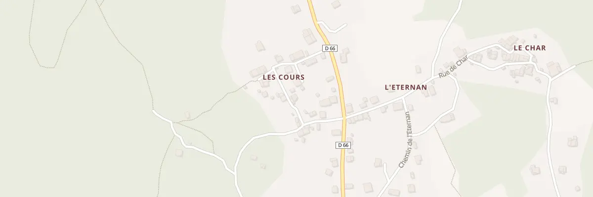 Plan du 5200 Les Cours à Esserts-Blay