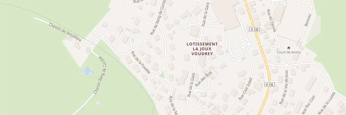 Plan du 9 Qua la Fuvelle à Avoudrey