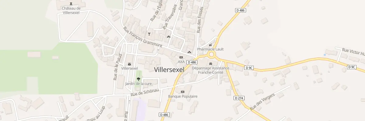 Plan du 184 Rue Francois de Grammont à Villersexel