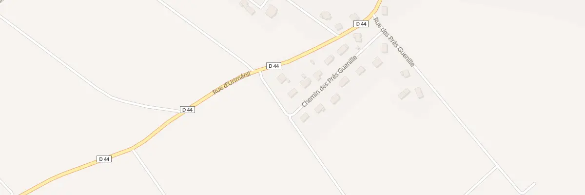 Plan du 252 Rue des Pres Guenille à Dounoux