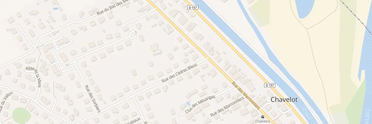Plan du 4 Rue des Cèdres Bleus à Chavelot