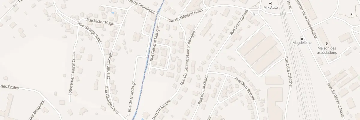 Plan du 17 Rue General Haxo Prolongee à Épinal