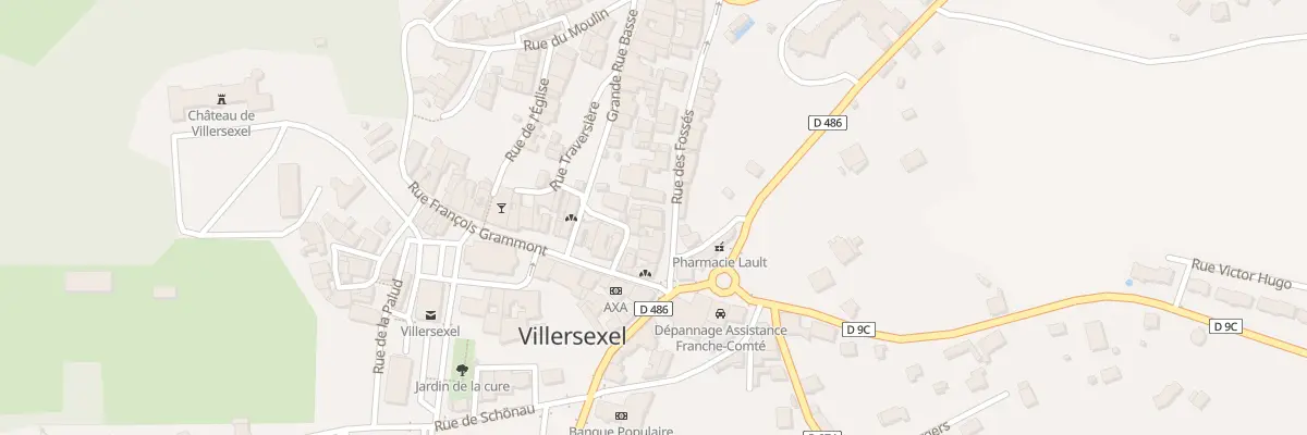 Plan du 43 Rue des Fossés à Villersexel