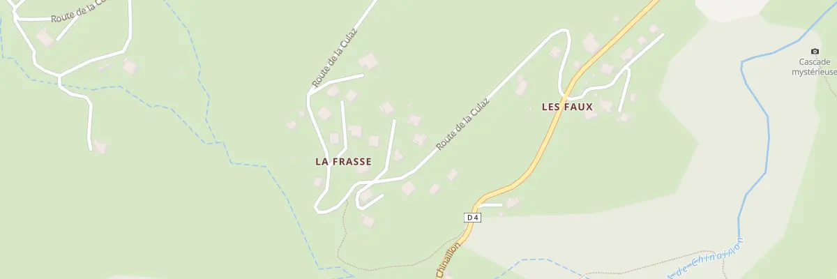 Plan du 306 Rte de la Culaz au Grand-Bornand