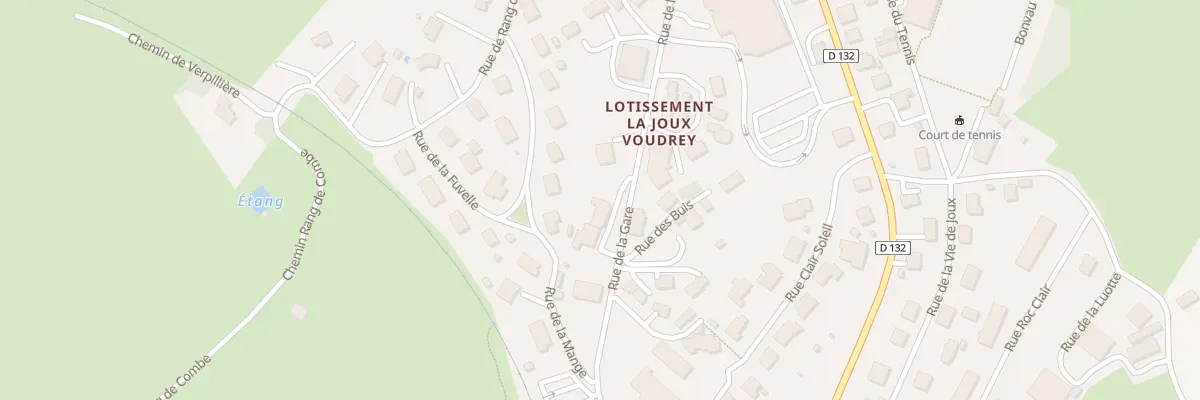 Plan du 20 Rue de la Gare à Avoudrey