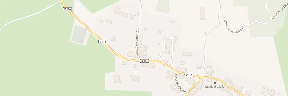 Plan du 4 Che de Chouard à Uzelle