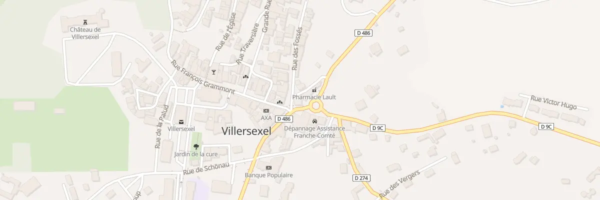 Plan du 23 Pl du Monument à Villersexel