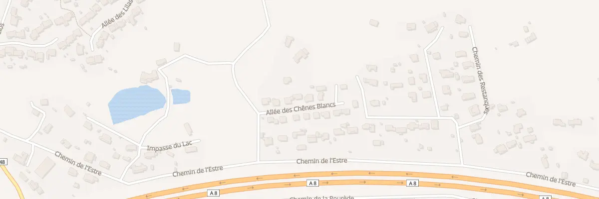 Plan du 153 All des Chênes Blancs à Vidauban