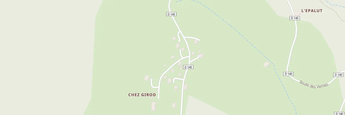 Plan du 70 Che du Verdet à Burdignin