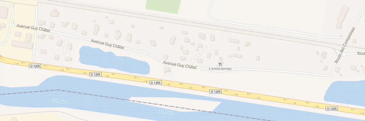 Plan du 406 Av Guy Châtel à Ayse