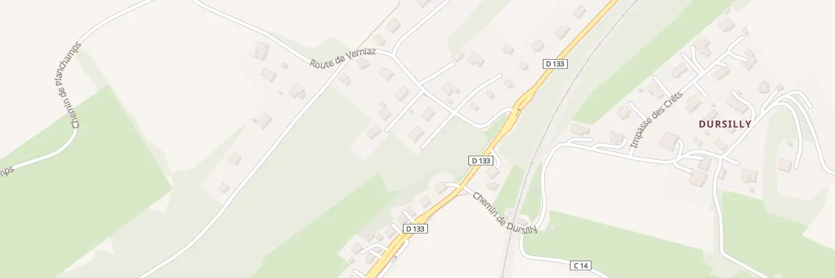 Plan du 53 Rte de Verniaz à Margencel