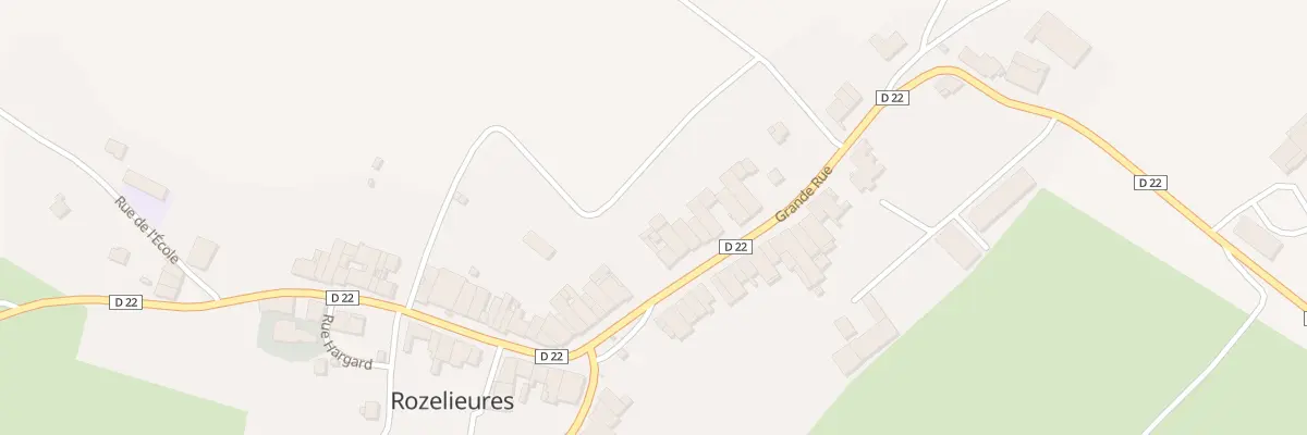 Plan du 11 Grande Rue à Rozelieures