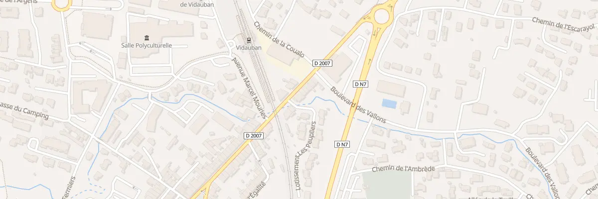 Plan du 14 Av du Maréchal Foch à Vidauban