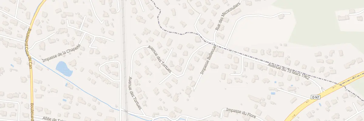 Plan du 405 Av des Tortues à Vidauban