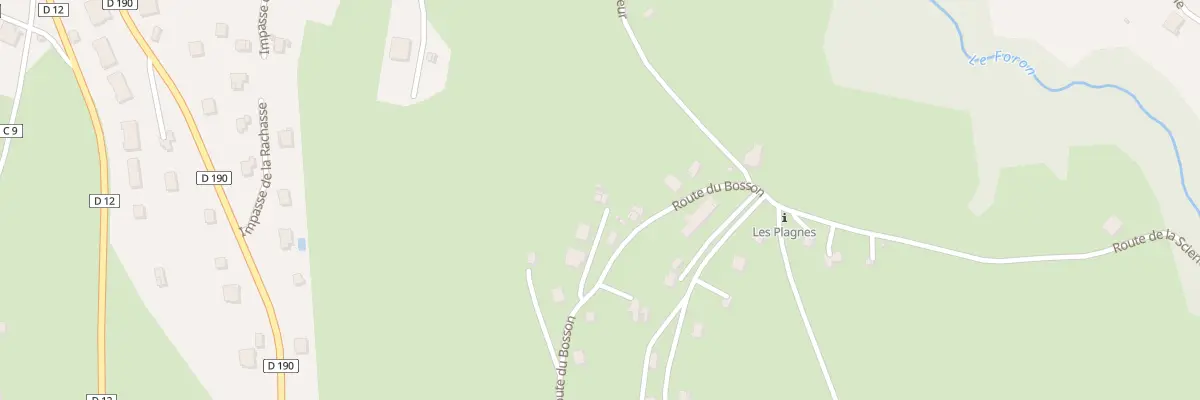 Plan du 251 Rte du Bosson à Bogève