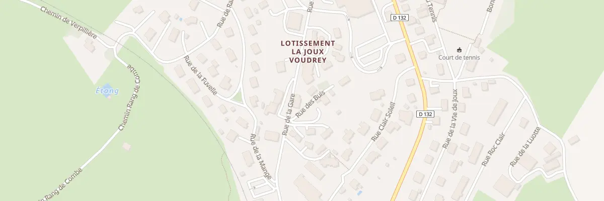 Plan du 11 Rue de la Gare à Avoudrey