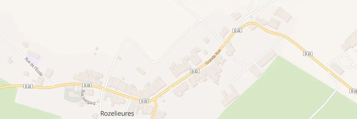 Plan du 15 Grande Rue à Rozelieures