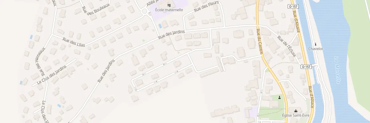 Plan du 7 Rue de la Scierie à Chavelot
