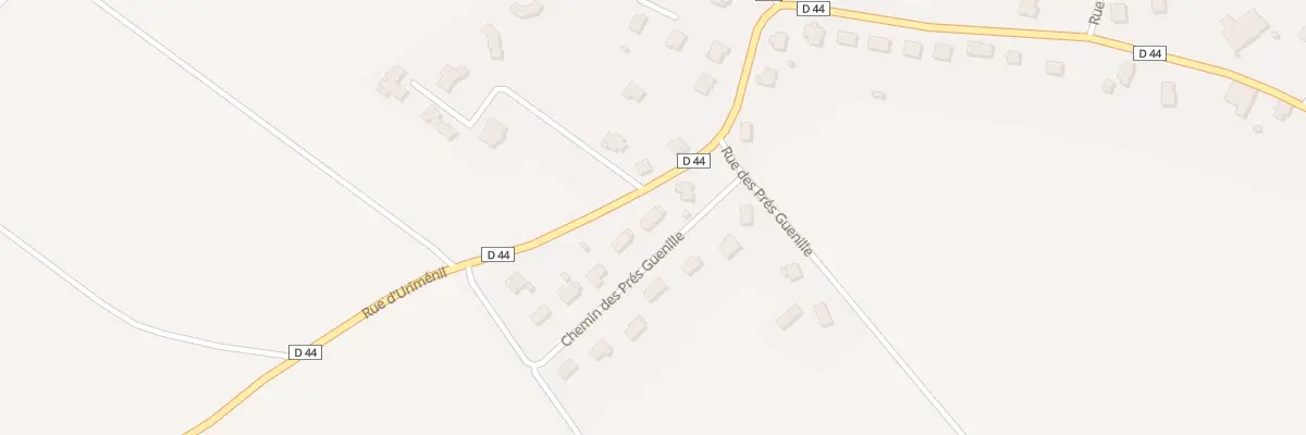 Plan du 94 Rue des Pres Guenille à Dounoux