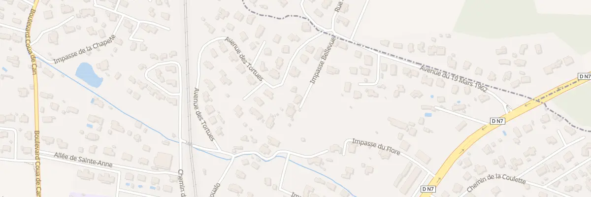 Plan du 110 Imp Bellevue à Vidauban