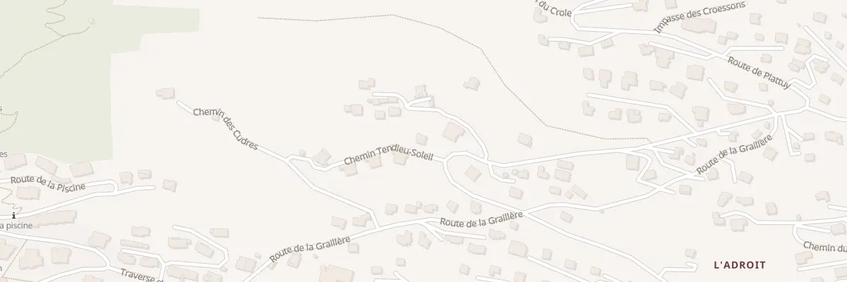 Plan du 535 Rte de Plattuy à La Clusaz