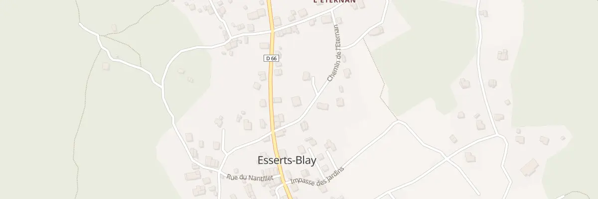 Plan du 43 Che de l’Eternan à Esserts-Blay
