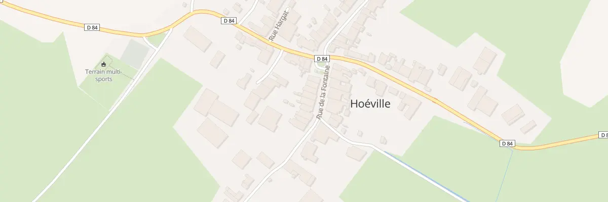 Plan du Village à Hoéville