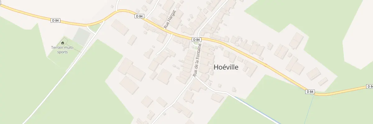 Plan du 12 Rue de la Fontaine à Hoéville