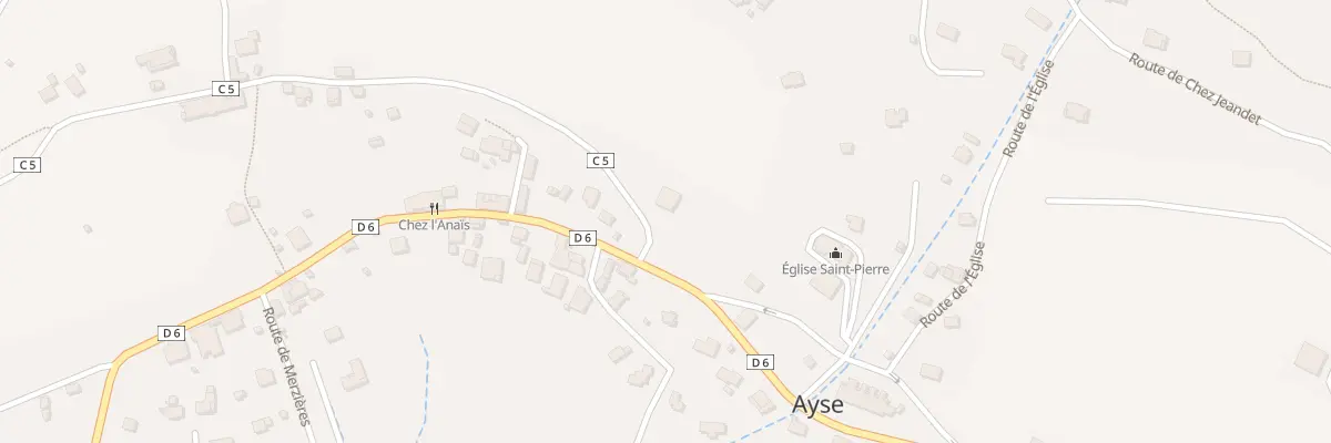 Plan du 28 Rte de chez Chardon à Ayse