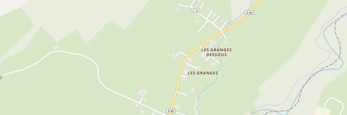 Plan du 2877 Rte du Col de Cou à Burdignin