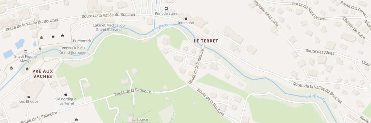 Plan du 53 Imp du Pont du Terret au Grand-Bornand