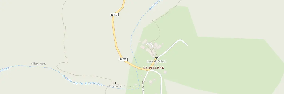 Plan du 7095 Le Villard au Lauzet-Ubaye