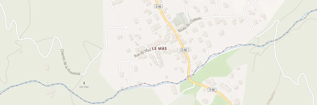 Plan du 5278 Le Mas à Esserts-Blay
