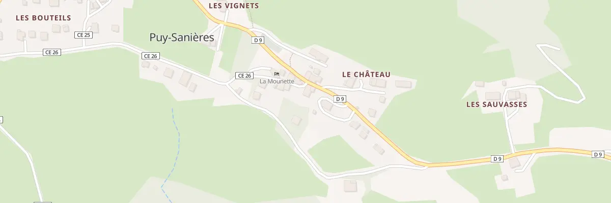 Plan du 5076 Les Truchets à Puy-Sanières