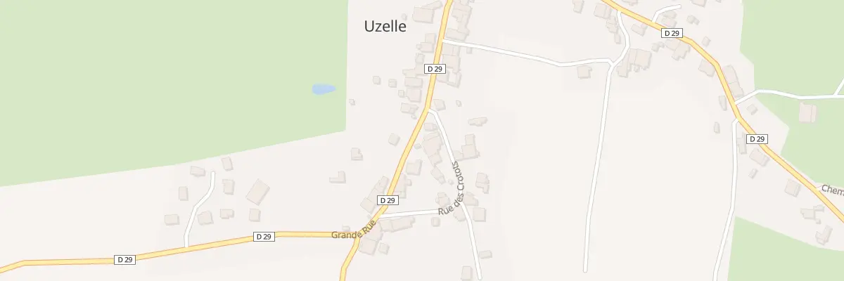 Plan du 17 Gr Grande Rue à Uzelle