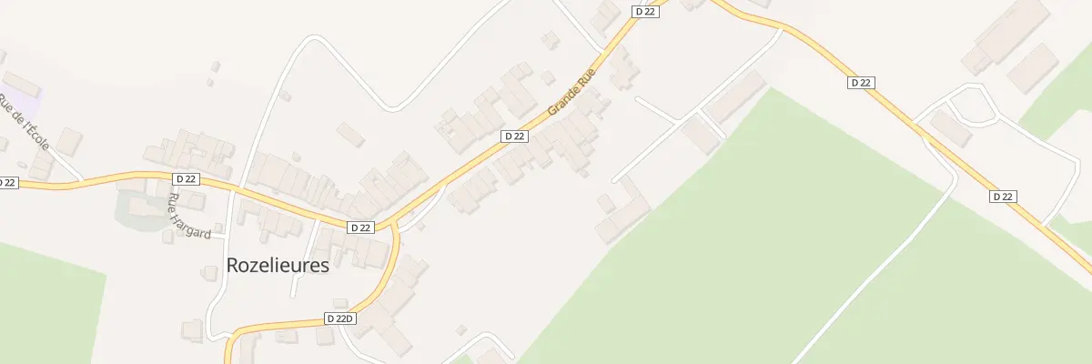 Plan du 12 Grande Rue à Rozelieures