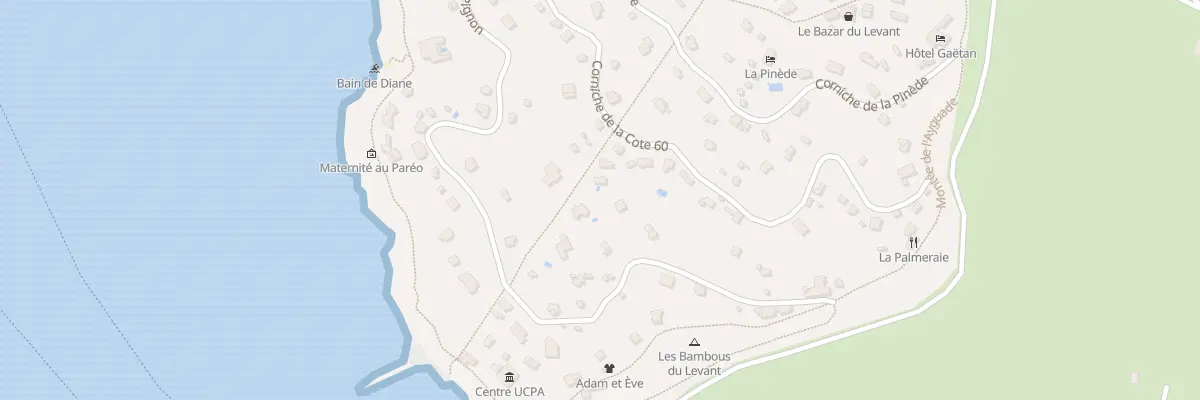 Plan du 323 Che de la Perspective à Hyères