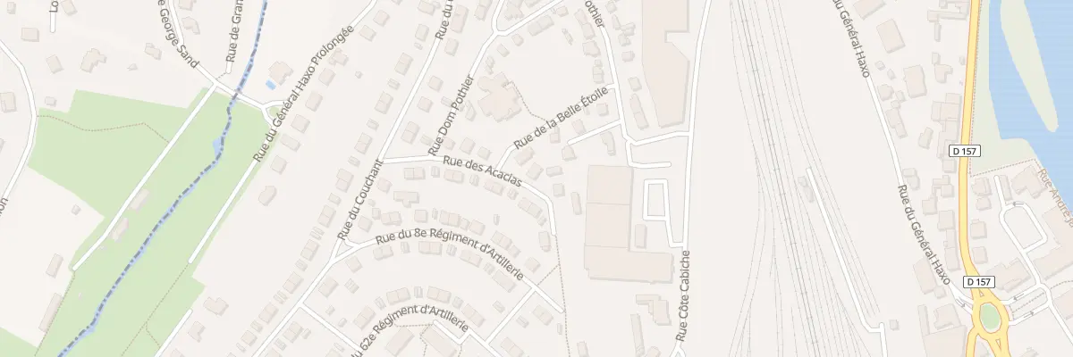 Plan du 4 Rue des Acacias à Épinal